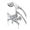 Kingston Brass CA24T1 3-3/8" Tub Wall Mount Clawfoot Tub Faucet with Hand Shower, Polished Chrome CA24T1 - alternate 1